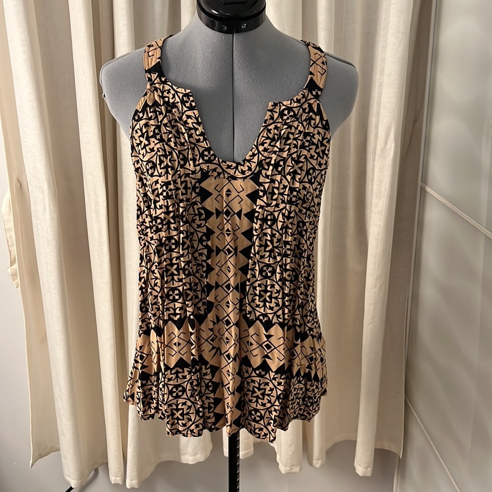 Tracy Reese Tribal Pattern Blouse